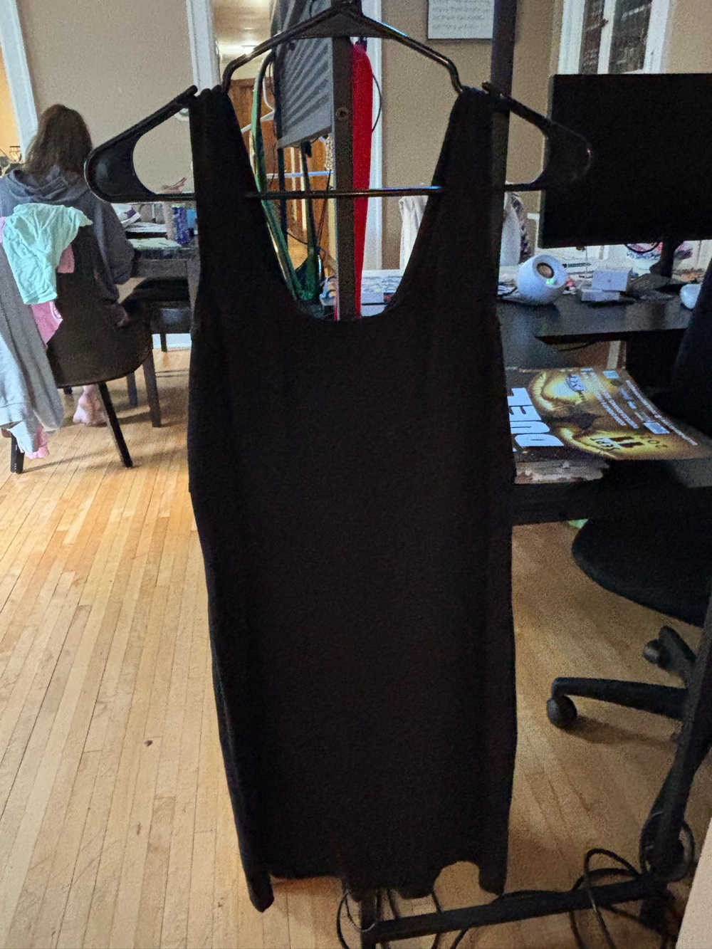 Express Black Sleeveless Bodycon Dress